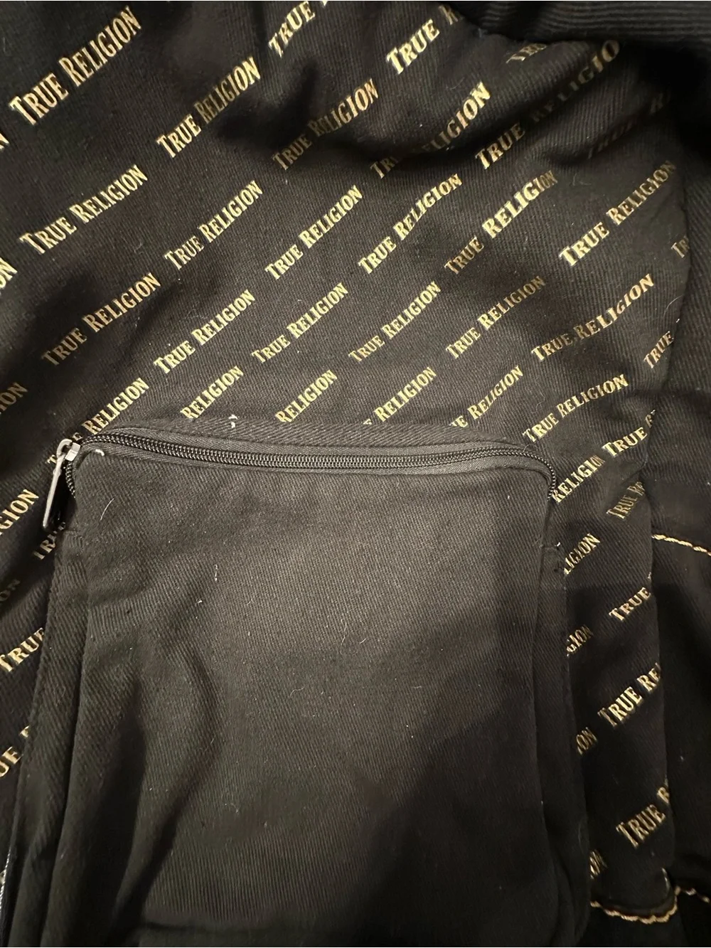 True Religion black canvas